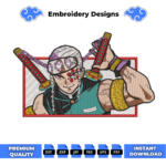Tengen Embroidery Design