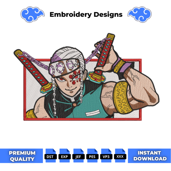 Tengen Embroidery Design