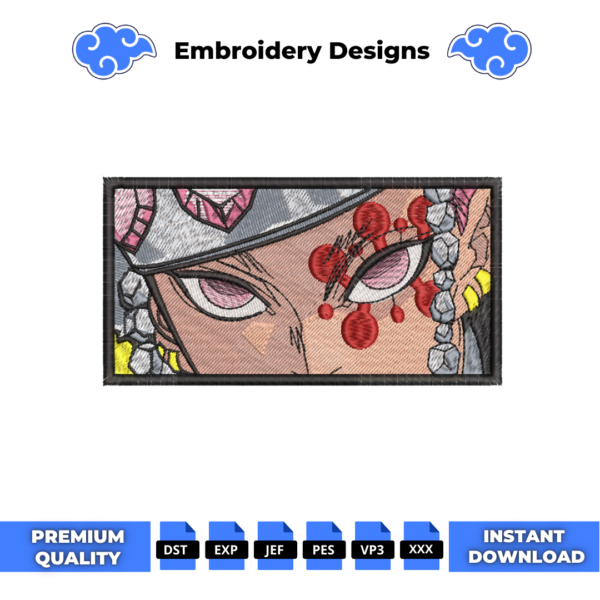 Tengen Eyes Boxed Embroidery Design