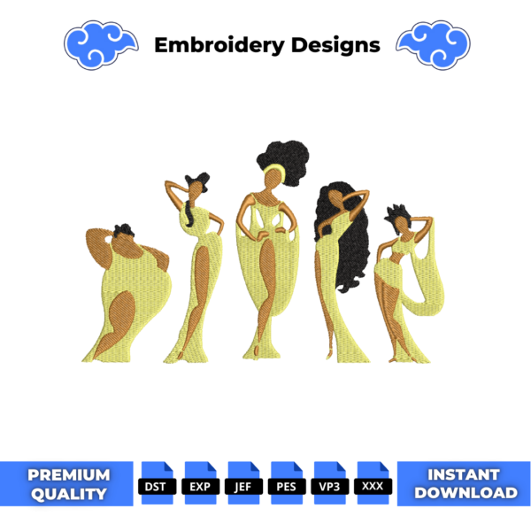 The Muse Hercules Embroidery Design