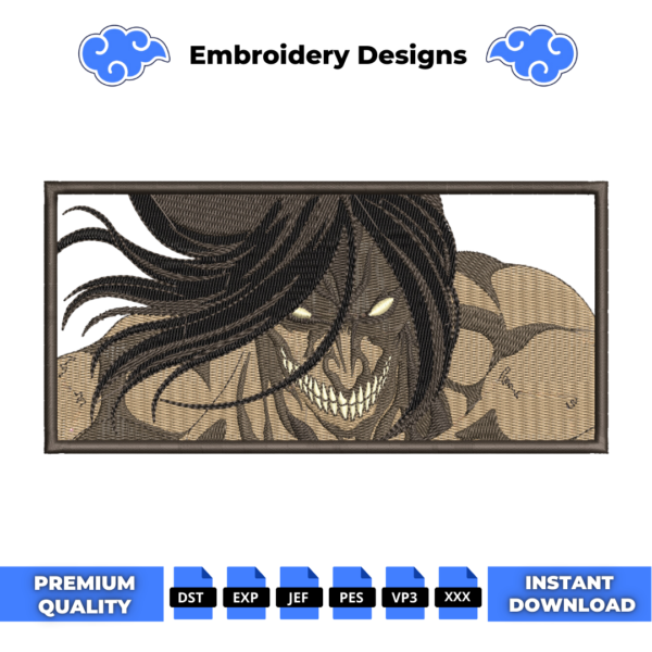Titan Embroidery Design