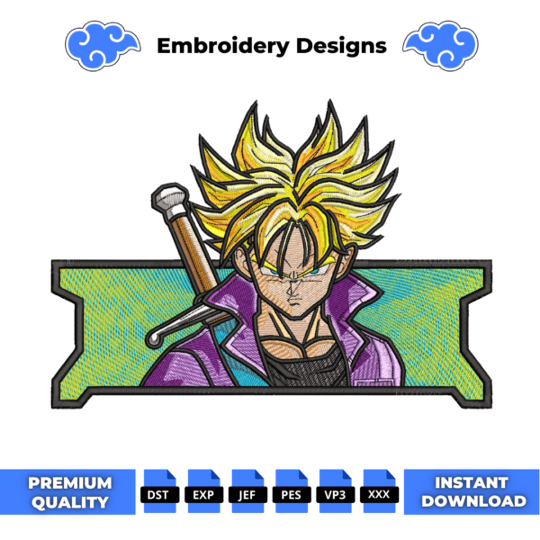 Trunks Boxed Embroidery Design