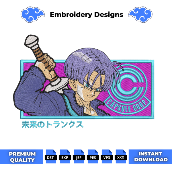 Trunks Embroidery Design