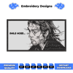 Vagabond Smile More Embroidery Design