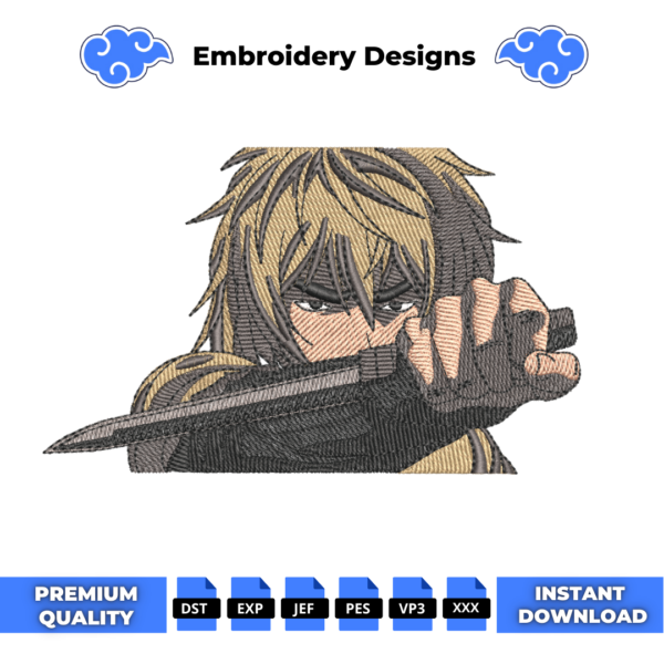 Vinland Saga Embroidery Design