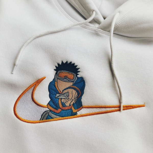 Young Obito Uchiha Embroidery Design stitched by a customer