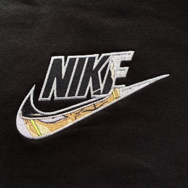 Zoro Eyes Swoosh Anime Embroidery Design stitched by a customer