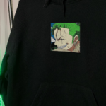 Zoro Smile Embroidery Design stitched by a customer