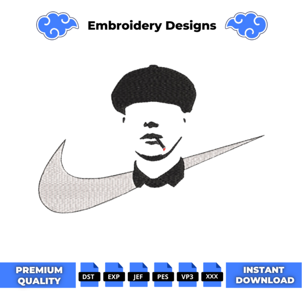 Tommy Shelby Embroidery Design