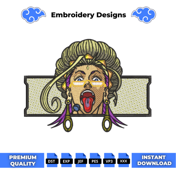 Buddha Record of Ragnarok Embroidery Design