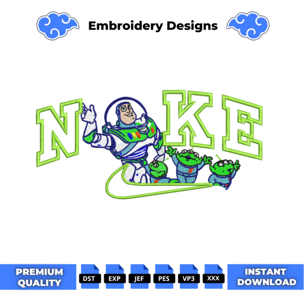 Buzz Lightyear Embroidery Design