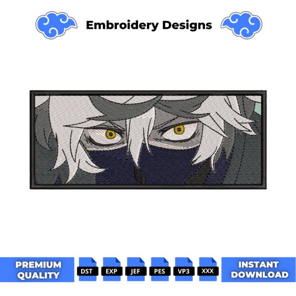 Gabimaru Eyes Embroidery Design