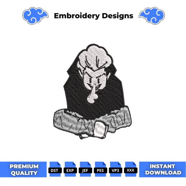 Hakari Embroidery Design