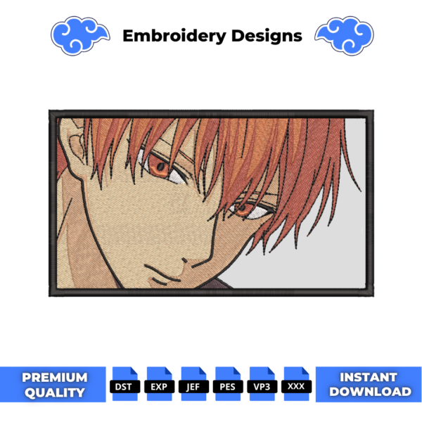Takumi Usui Embroidery Design