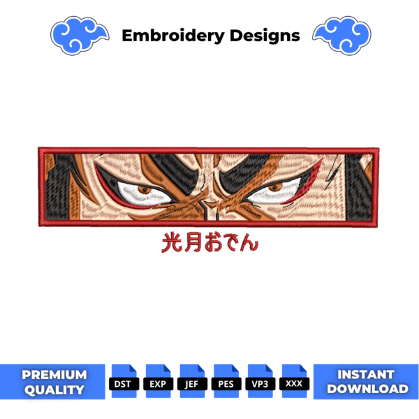 Oden Eyes Embroidery Design
