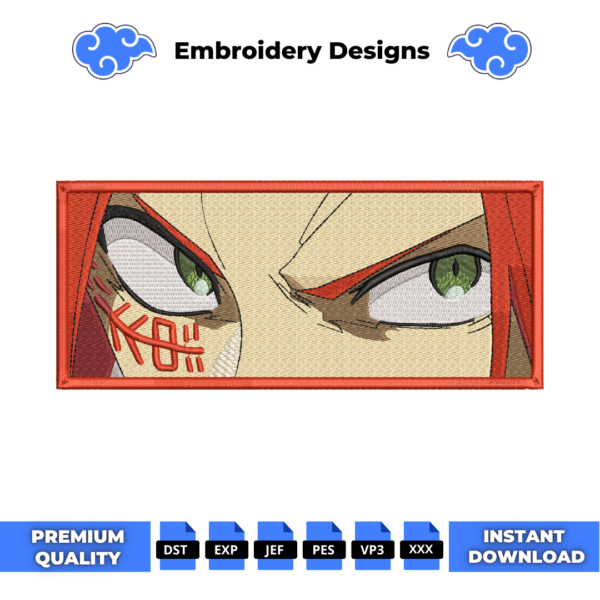 Sabikui Bisco Eyes Embroidery Design
