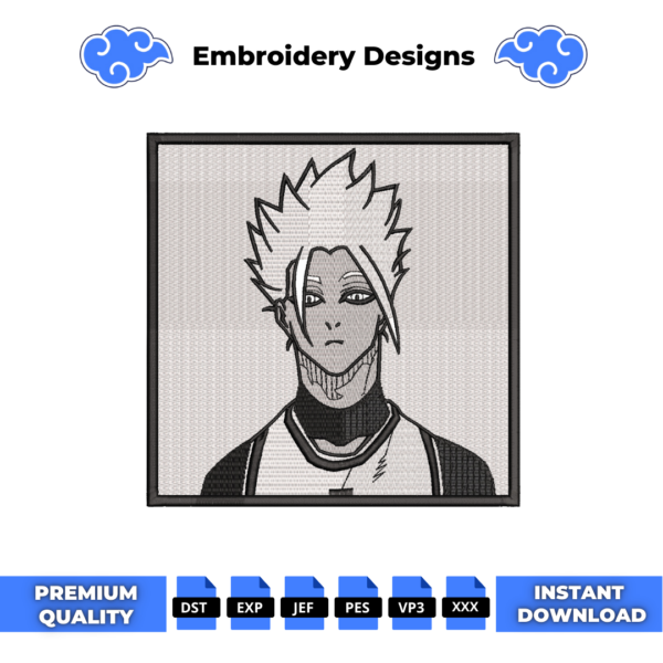Shido Ryusei Embroidery Design