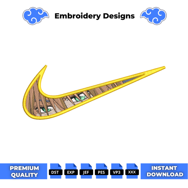 Takumi Usui Eyes Swoosh Embroidery Design