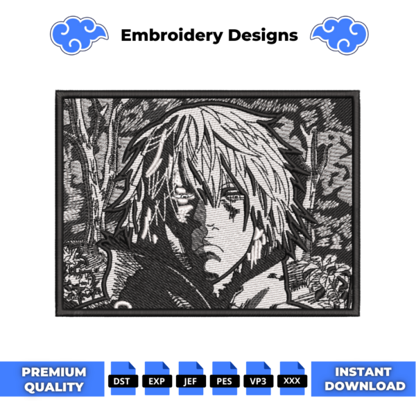 Thorfinn Vinland Saga Boxed Embroidery Design
