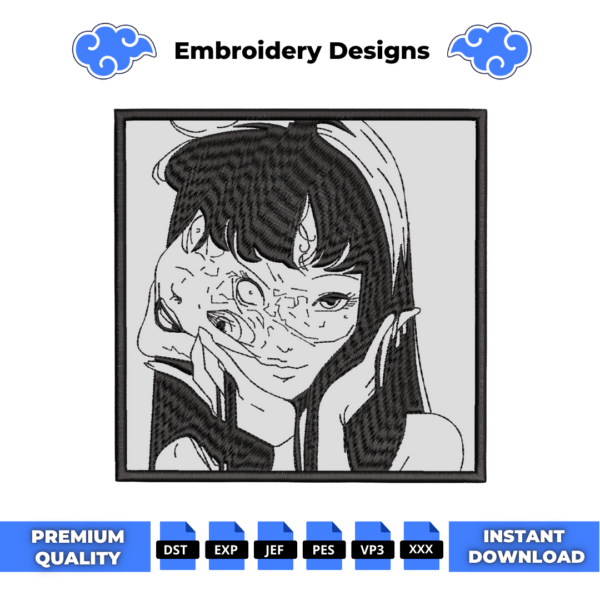 Tomie Kawakami Embroidery Design