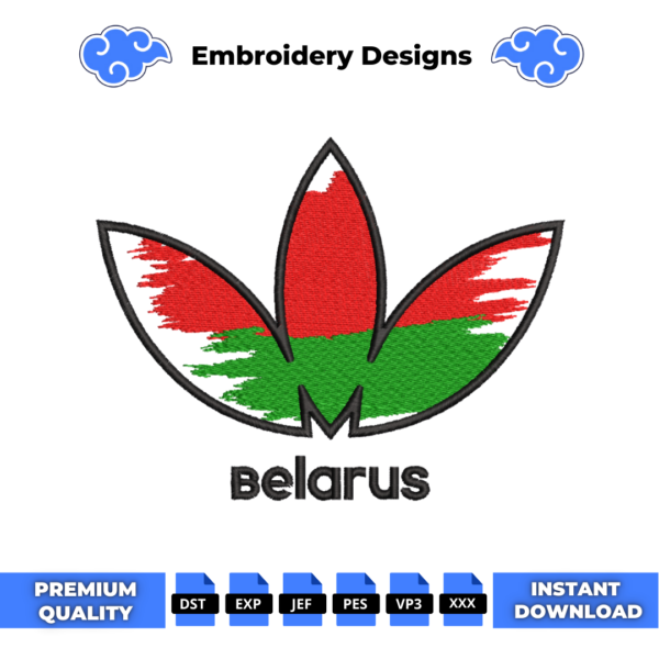 Adidas Belarus Embroidery Design