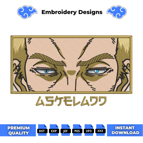 Askeladd Eyes Embroidery Design