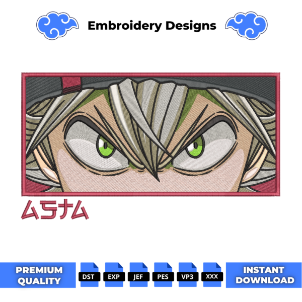 Asta Eyes V2 Embroidery Design