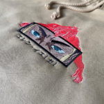 Attack on Titan Eren Eyes Embroidery Design stitched by a customer