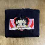 Betty Boop Boxed Embroidery Design stitched by a customer