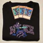 Dark Magician Yu Gi Oh Embroidery Design stitched by a customer