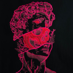 David Skull Embroidery Design stitched by a customer
