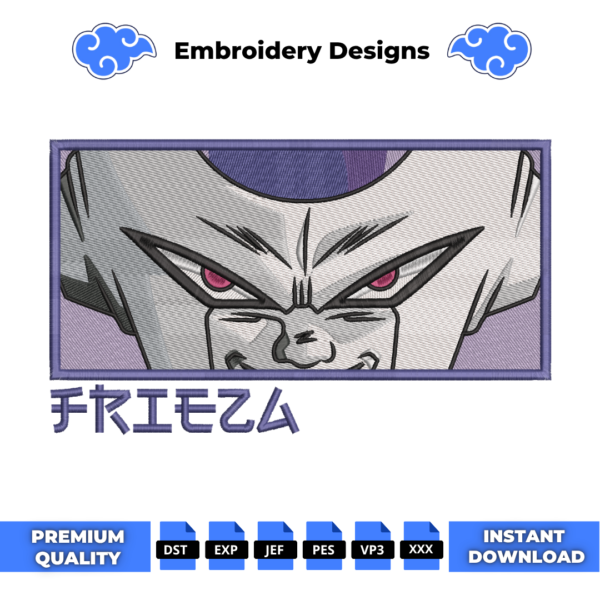Frieza Eyes Embroidery Design