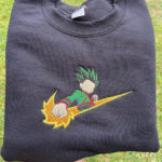 Gon Anime Embroidery Design stitched by a customer