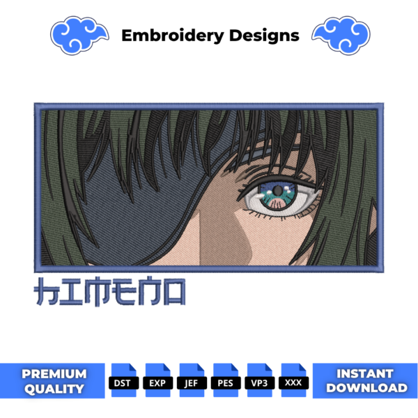 Himeno Eyes Embroidery Design