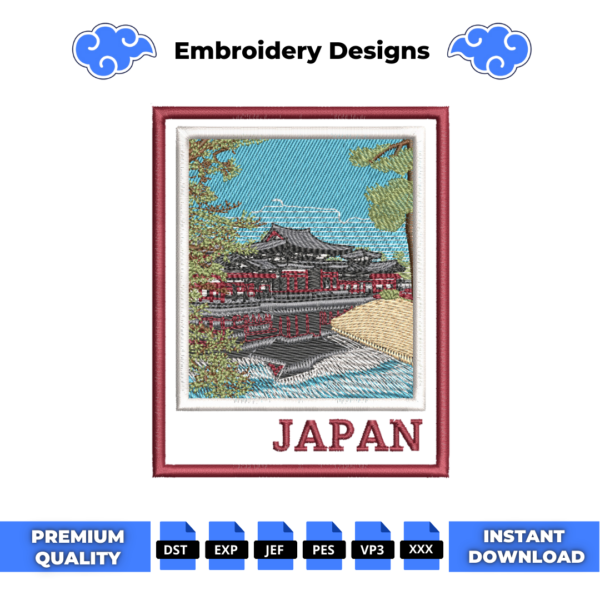 Japan Boxed Embroidery Design