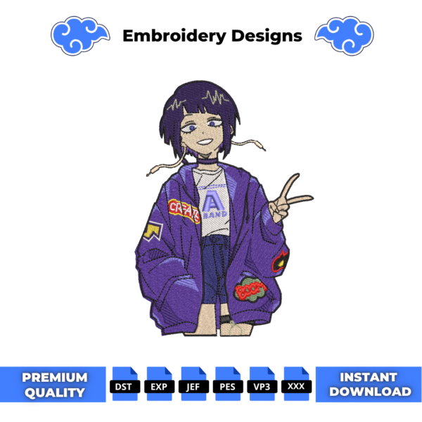 Jiro Kyoka Embroidery Design
