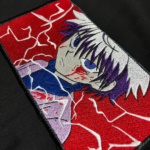 Killua Boxed Embroidery Design stitched by a customer
