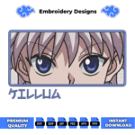 Killua Zoldyck Eyes Embroidery Design