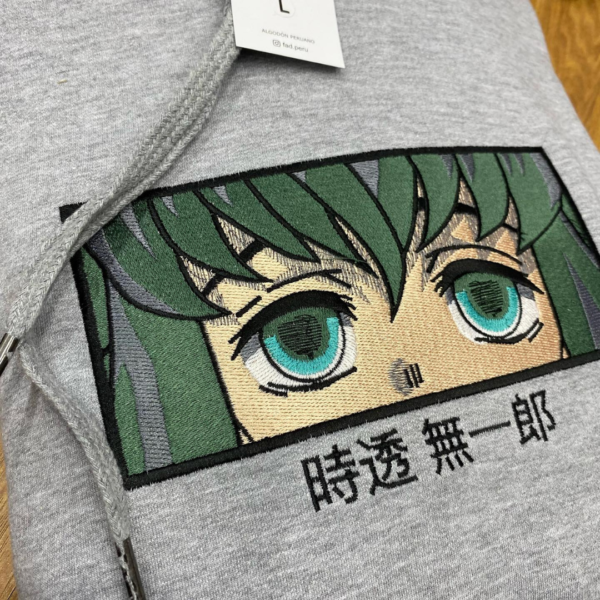 Muichiro Eyes Embroidery Design stitched by a customer