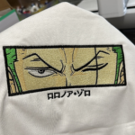 Roronoa Zoro Eyes One Piece Embroidery Design stitched by a customer