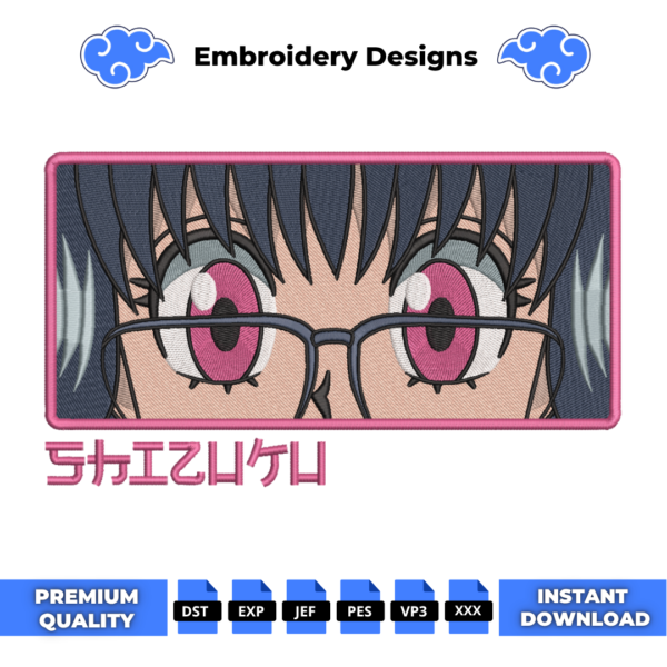Shizuku Eyes Embroidery Design
