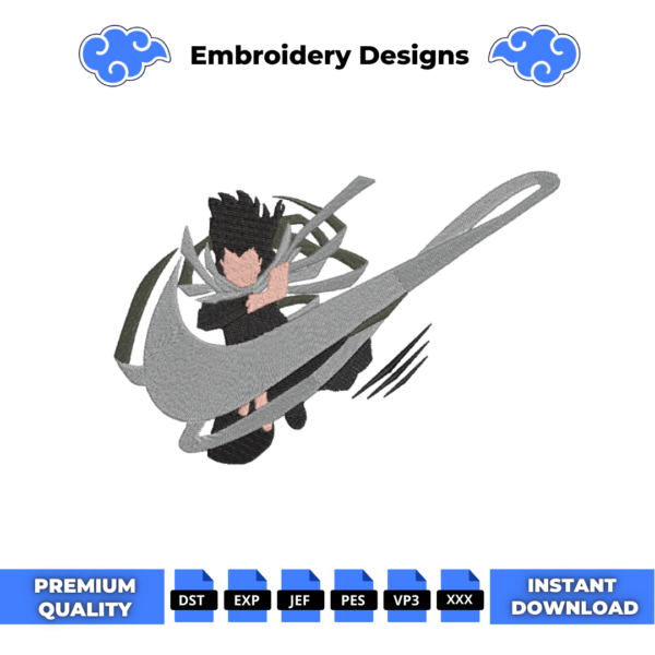 Shota Aizawa Swoosh Embroidery Design