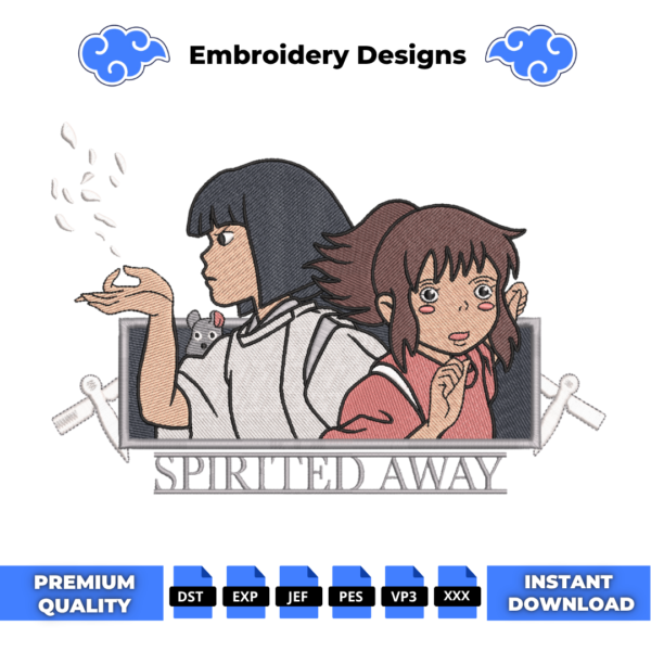 Spirited Away Boxed Embroidery Design