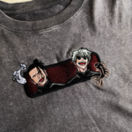 Suguru Geto and Satoru Gojo Embroidery Design stitched by a customer