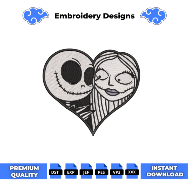 The Nightmare Before Christmas Embroidery Design