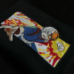 Todoroki Boxed Embroidery Design stitched by a customer