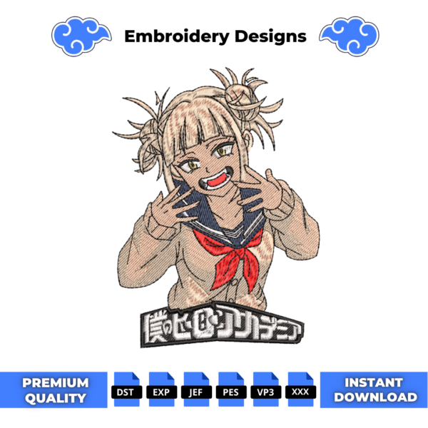 Toga Himiko Embroidery Design