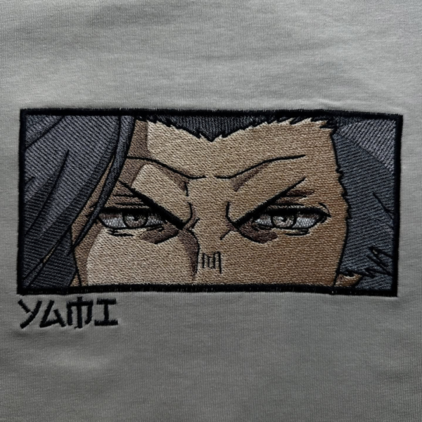 Yami Sukehiro Eyes Embroidery Design stitched by a customer
