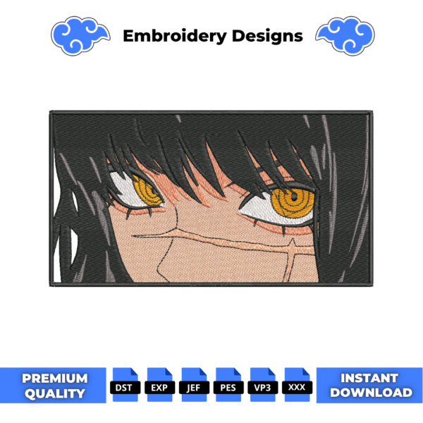 Yoru Eyes Embroidery Design