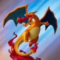 Charizard Pokémon embroidery designs